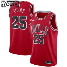Dres Chicago Bulls Dalen Terry 25 Nike 2022-23 Icon Edition Crvena Swingman - Dječji